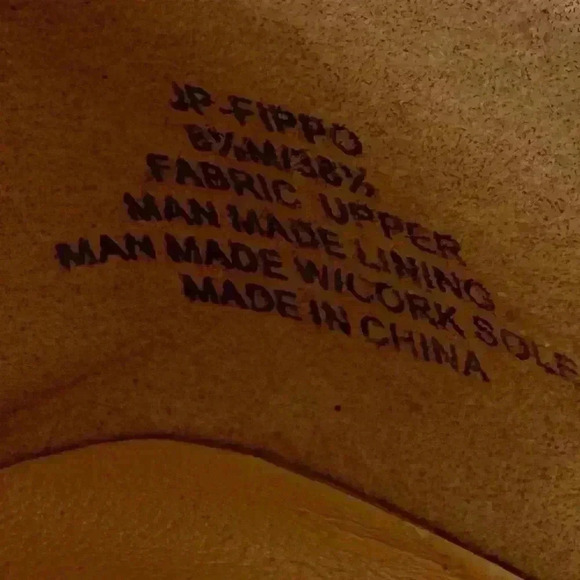 Jessica Simpson Flippo flats size 8.5 38.5 denim floral embroidered espadrilles - Picture 10 of 13